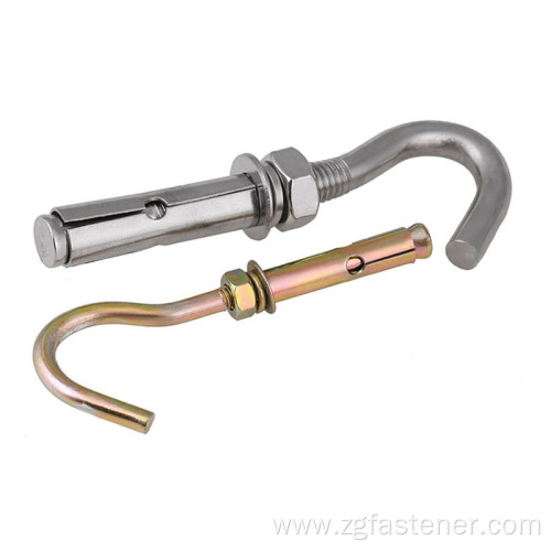 M12 stainless hook bolt sleeve expansion anchor